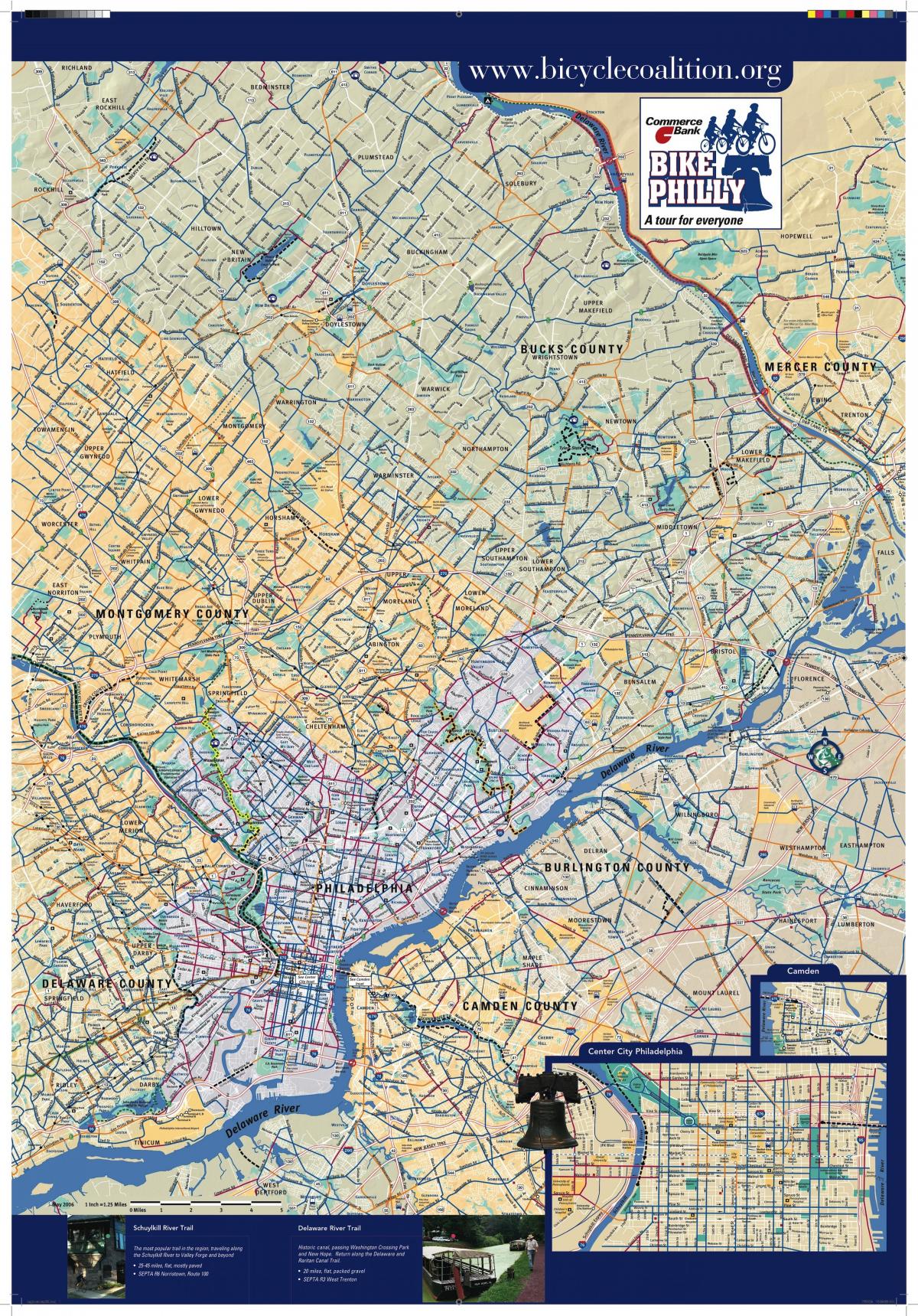 Филаделфия наем картата